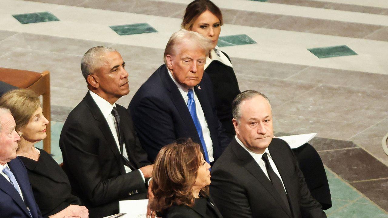 Photo of Barack Obama and Donald Trump
