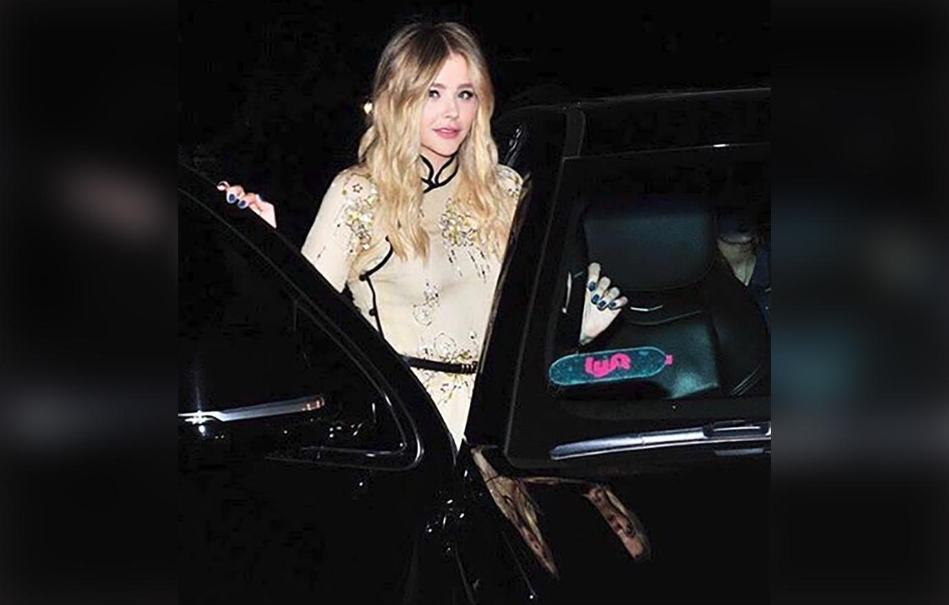 //Chloe Moretz lyft