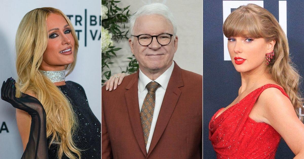 picture of Paris Hilton, Steve Martin and Taylor Swift