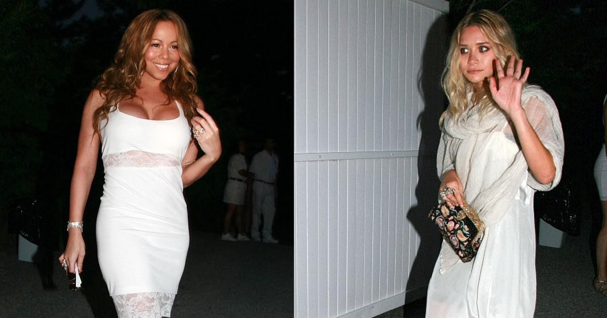 Mariah Carey and Mary-Kate Olsen in 2007. 