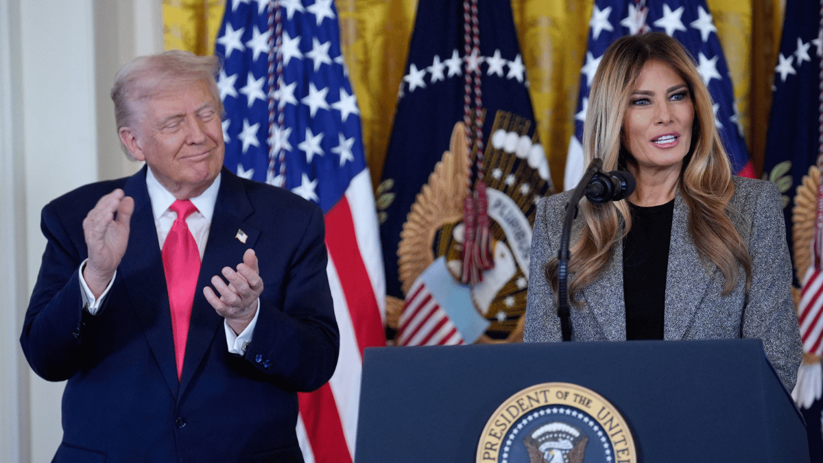 Photo of Donald and Melania Trump