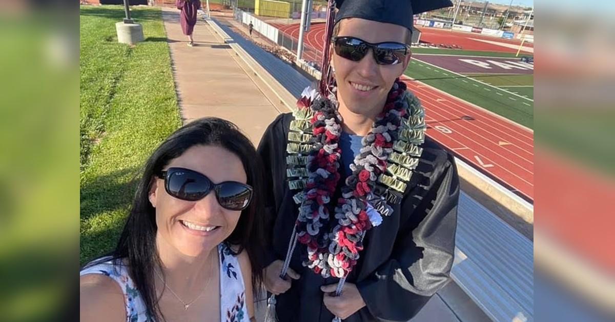 Photo of Tyler Robinson and Mom Amber