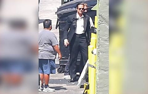 brad pitt babylon movie set photos angelina jolie harvey weinstein accusations r
