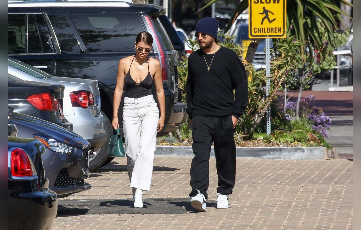 Scott Disick And Sofia Richie Share Lunch In Malibu