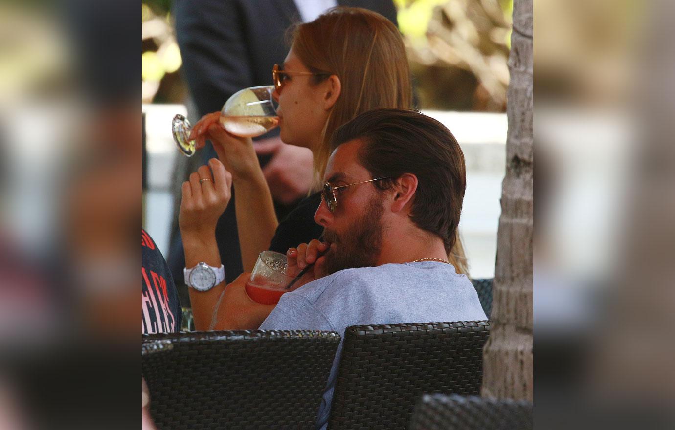 //scott disick bella banos model drinking cheating