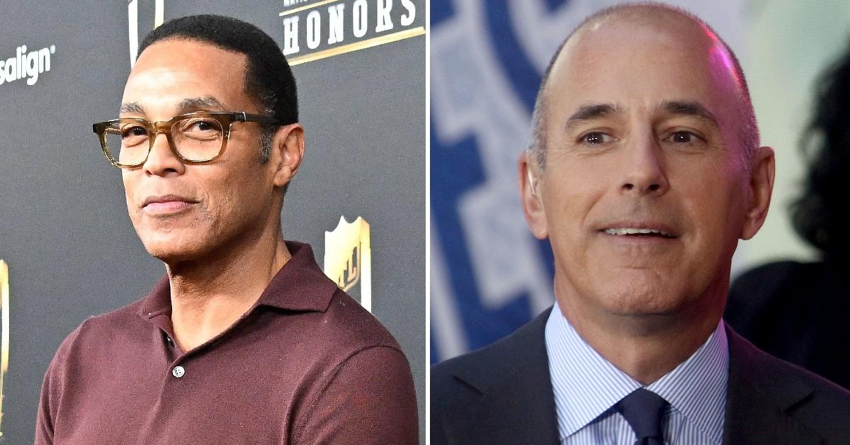 exclusive blabbermouth don lemon at war with matt lauer insiders say ex cnn anchor is infuriating fellow broadcaster by gossiping about his marriage pp