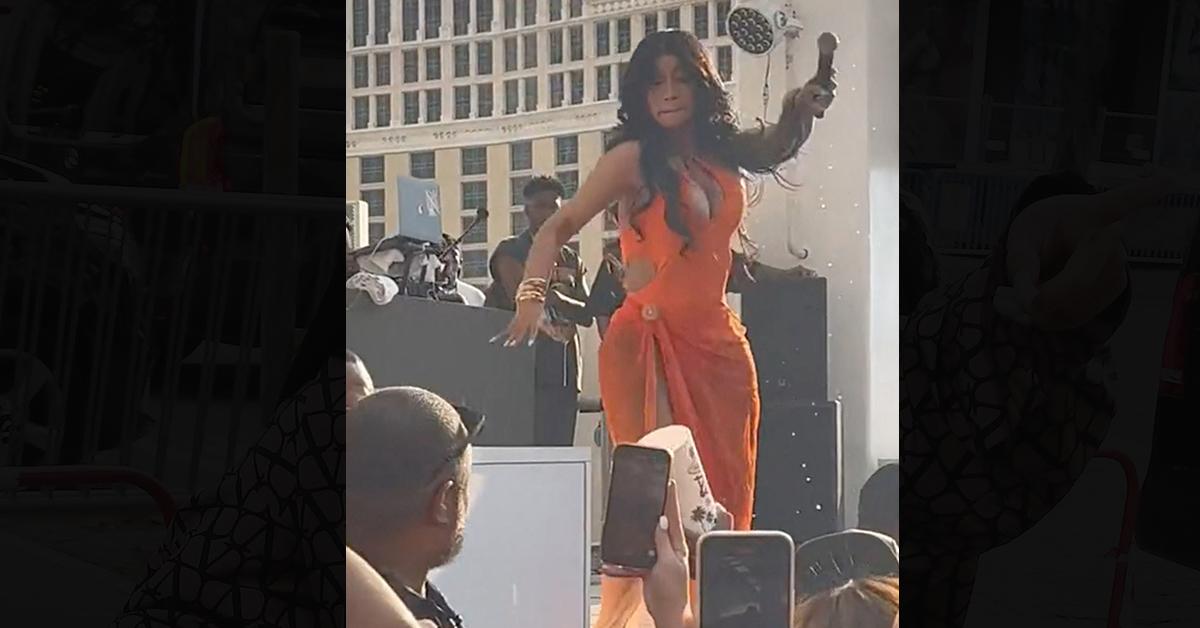 cardi b battery suspect microphone toss vegas