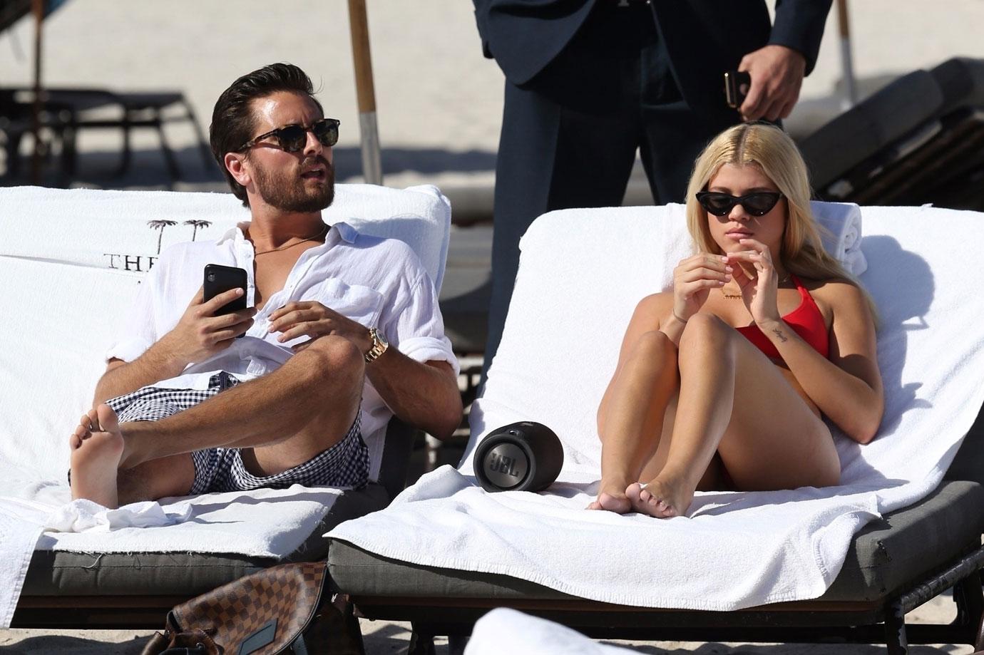 Sofia Richie Bikini Scott Disick Miami Family Fears Worst