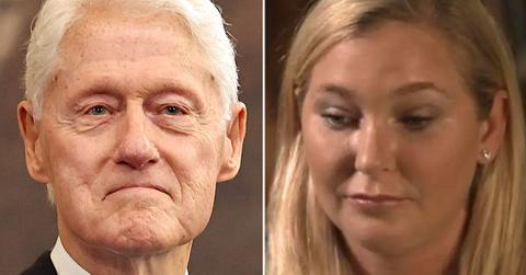 Split photo of Bill Clinton and Virginia Giuffre.