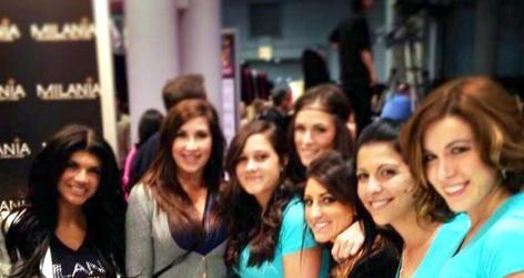 //teresa guidice jaqueline laurita square tom morrow