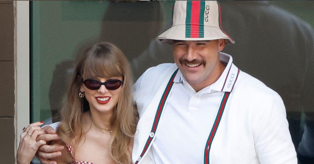 Photo of Travis Kelce and Taylor Swift