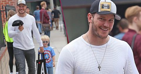 Chris Pratt Takes Son Jack To Church
