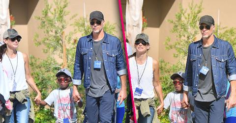 Sandra Bullock Boyfriend Bryan Randall Family Day Son Louis