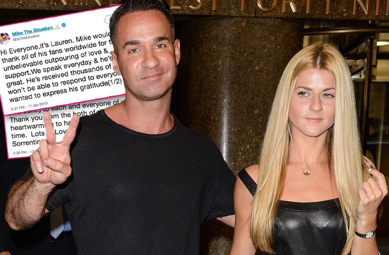 Mike ‘The Situation’ Sorrentino Thanks Fans In First Message From Prison