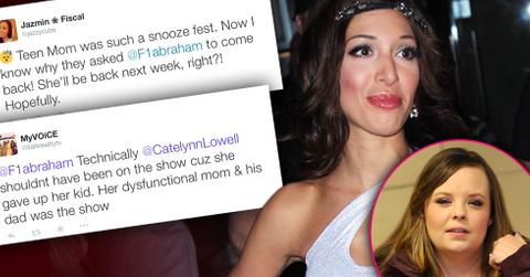 Farrah Abraham 'Teen Mom’ Twitter Feud