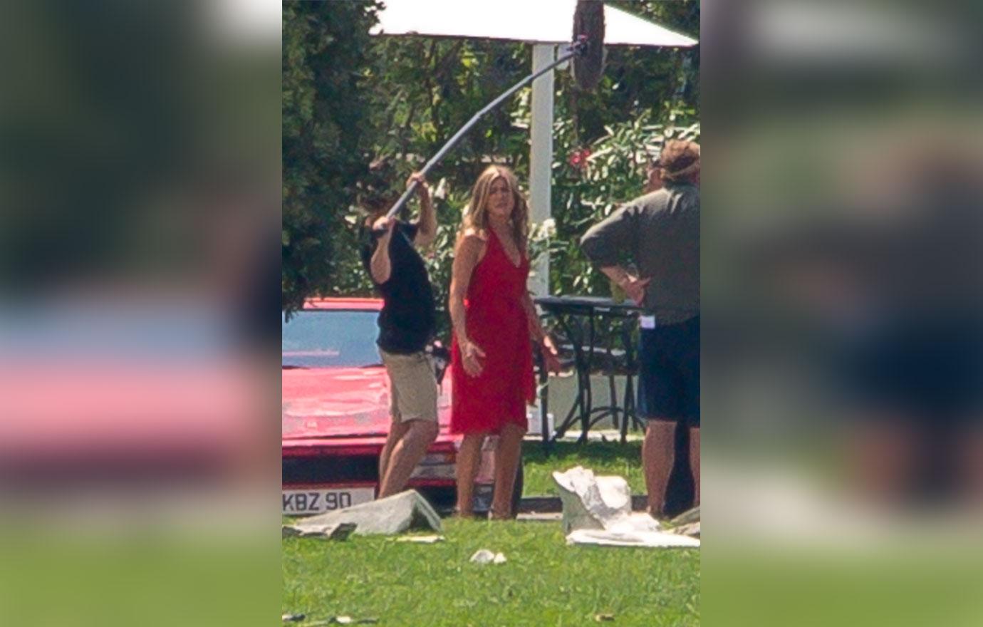 Jennifer Aniston Films Movie With Adam Sandler After Justin Theroux Split