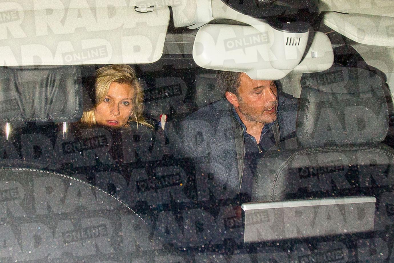 Ben affleck lindsay shookus cozy car date