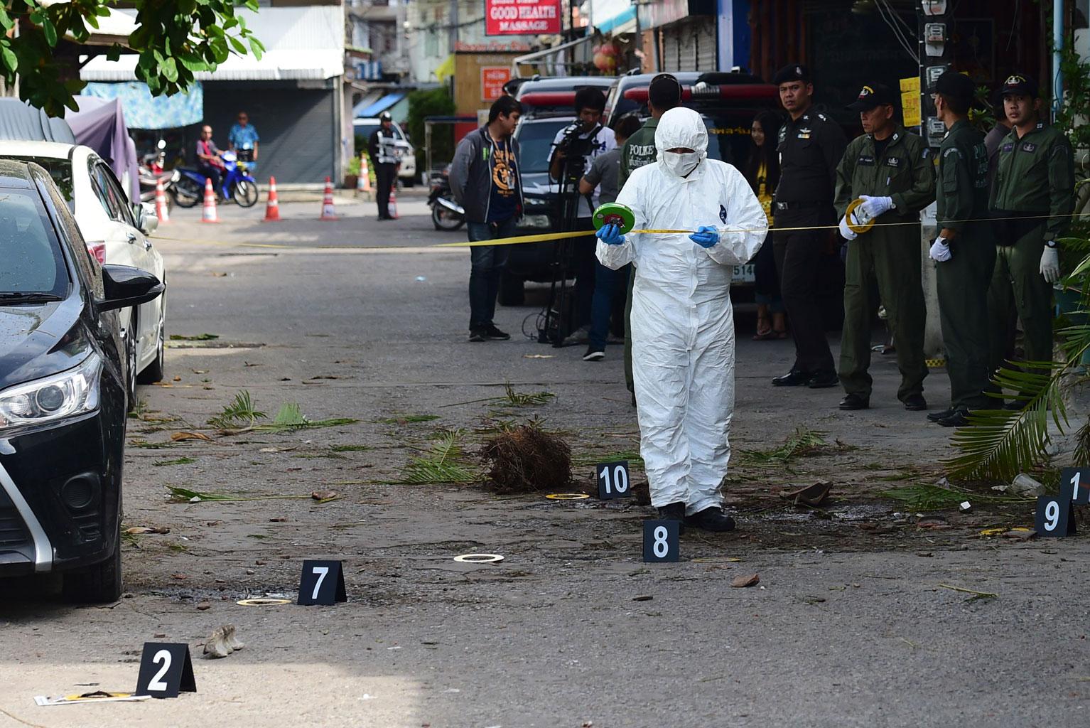 //thailand bombing hua hin resort hit two explosions graphic photos