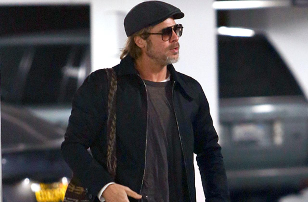 Brad Pitt Heading Work 55 Birthday Celebration Kids