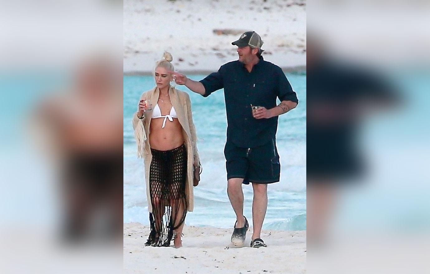 Gwen Stefani Bikini Blake Shelton Mexico Vacation