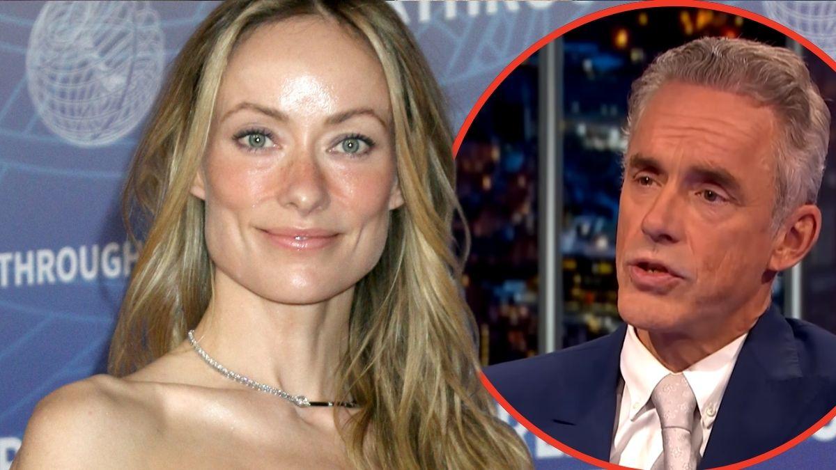Photo of Olivia Wilde & Jordan Peterson