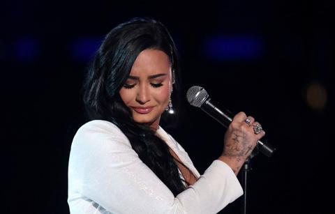 Demi Lovato performing