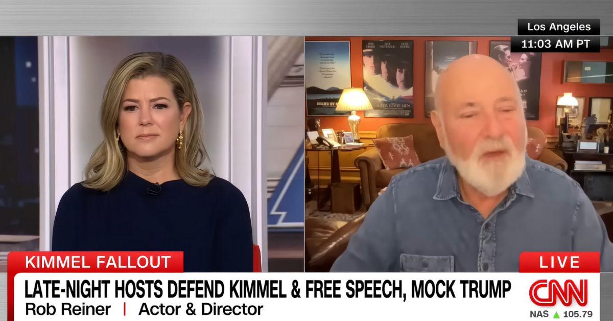 Photo of Rob Reiner and Brianna Keilar