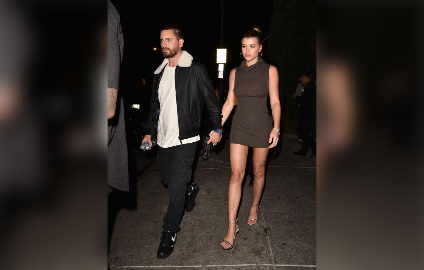 Scott Disick And Sofia Richie Dine With Kourtney Kardashian