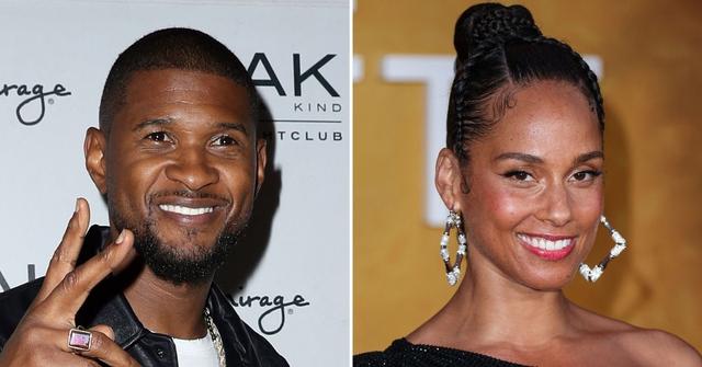 usher extra close alicia keys super bowl halftime show swizz beatz