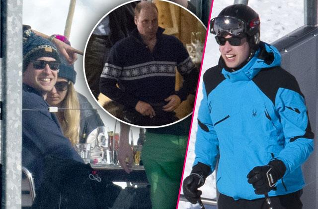 //prince william skiing blonde model pp