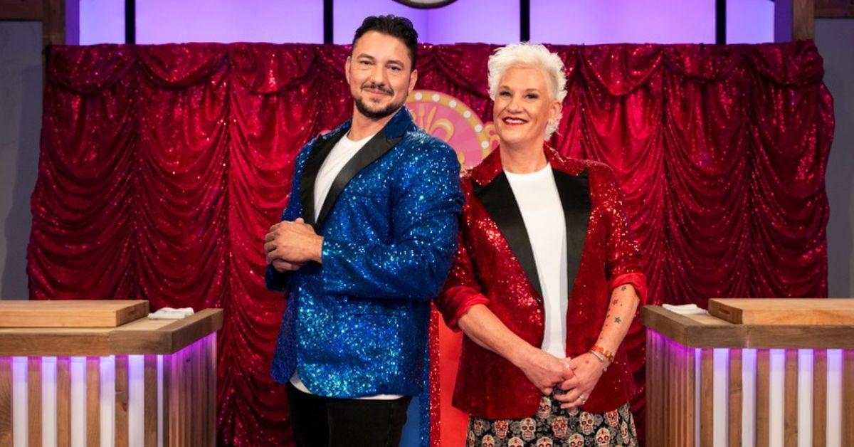 photo of Anne Burrell and Gabe Bertaccini