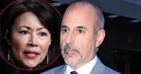 Inset Of Ann Curry, Matt Lauer in Suit, Says She Believes Matt Lauer Rape Accuser is ‘Telling the Truth’: It ‘Breaks My Heart’
