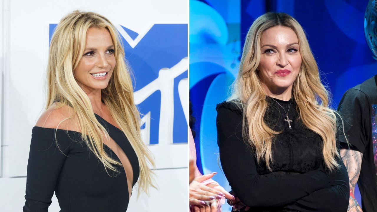 Hollywood is backing Britney Spears' biopic over Madonna's planned big-screen life story.