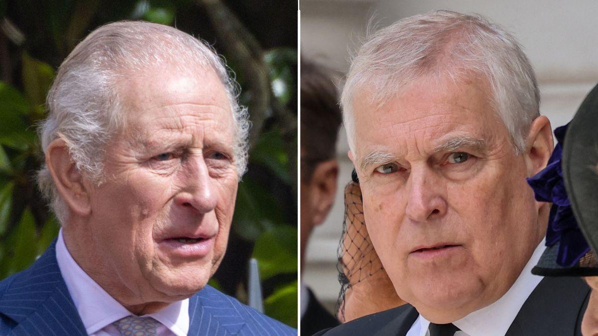 picture of King Charles and Andrew Windsor