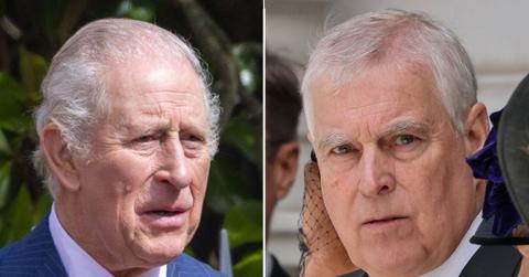 picture of King Charles and Andrew Windsor