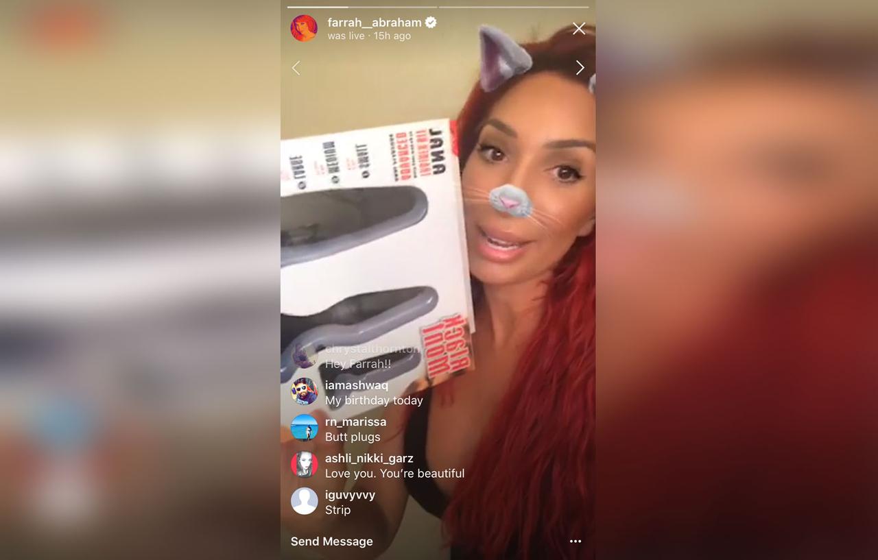 Farrah Abraham Porn Webcam Appearance After 'Teen Mom' Firing