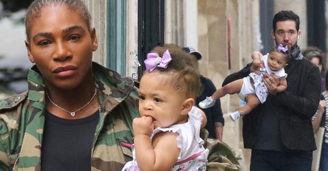 Serena Williams Baby And Husband Shop In Paris