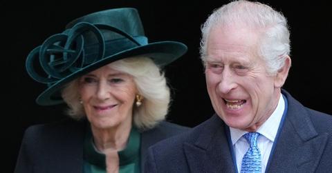 Photo of Queen Camilla and King Charles.
