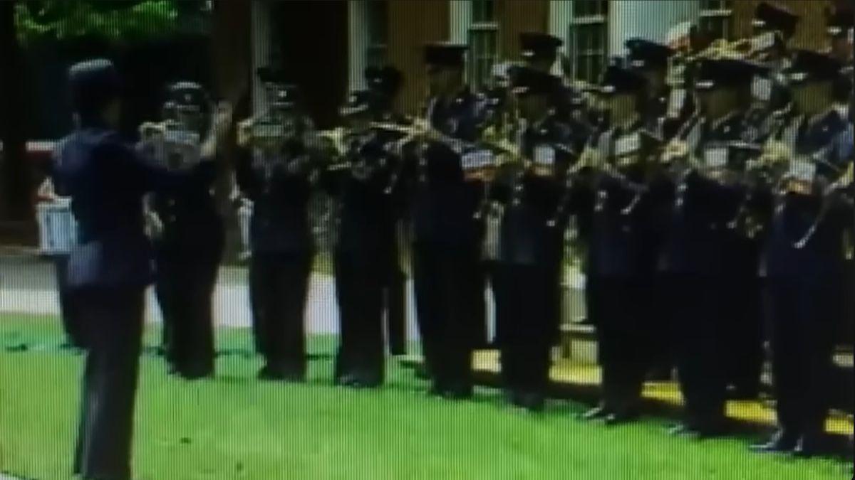 Turner organized an armed forces band to play 'Nearer, My God, to Thee' as the final video for CNN.