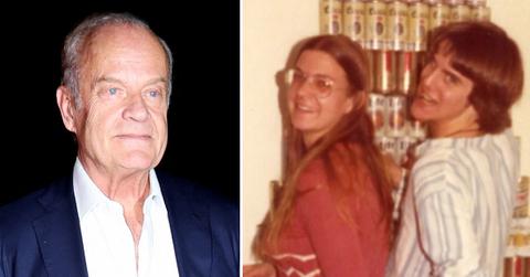 Split photos of Kelsey Grammer and Kelsey with his sister Karen.
