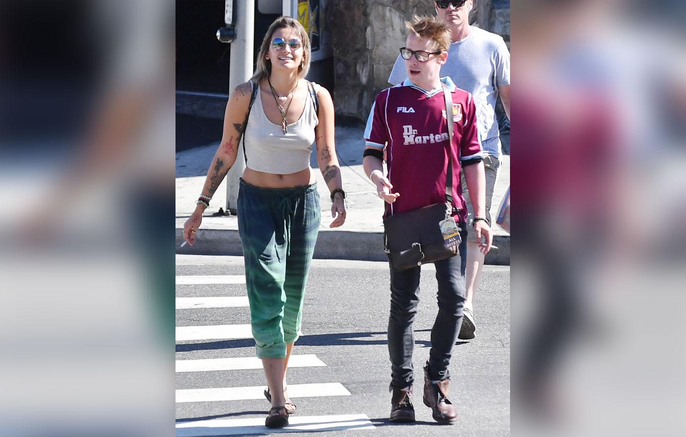 Paris jackson macaulay culkin spoon tattoos