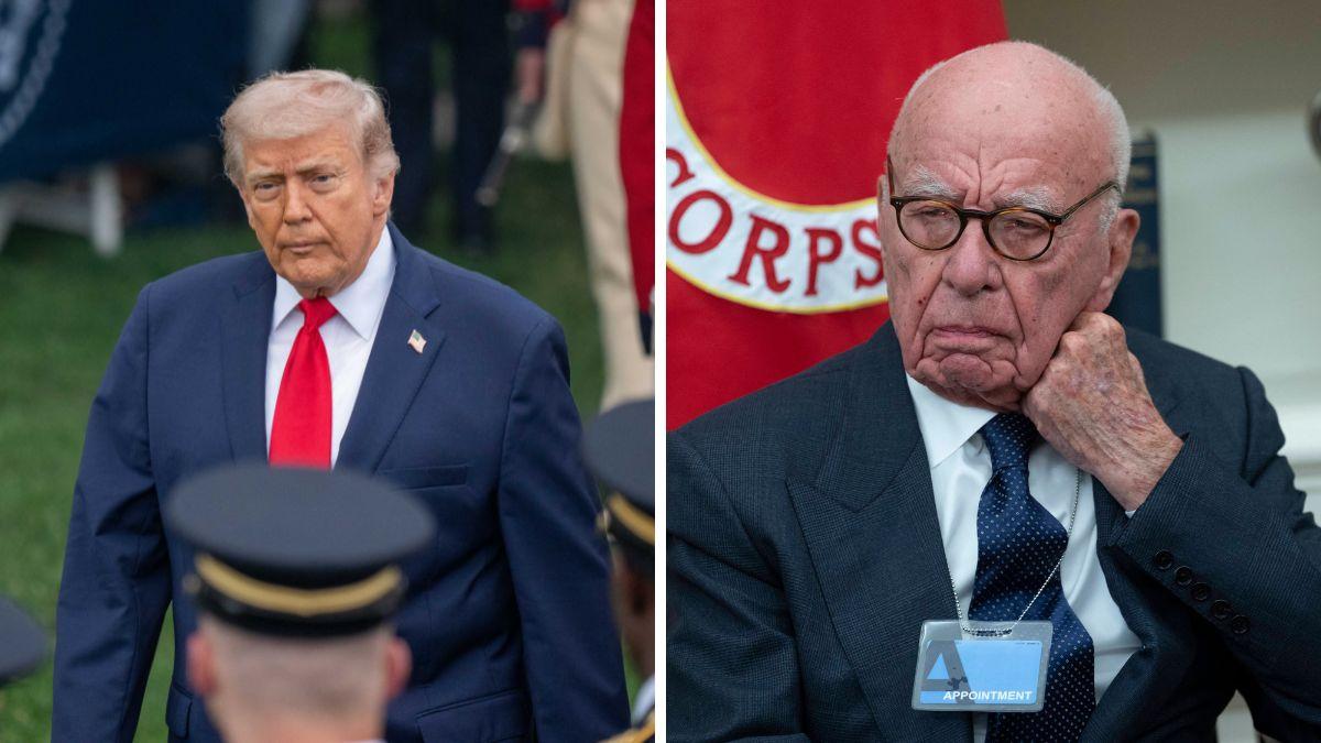 Photo of Donald Trump, Rupert Murdoch