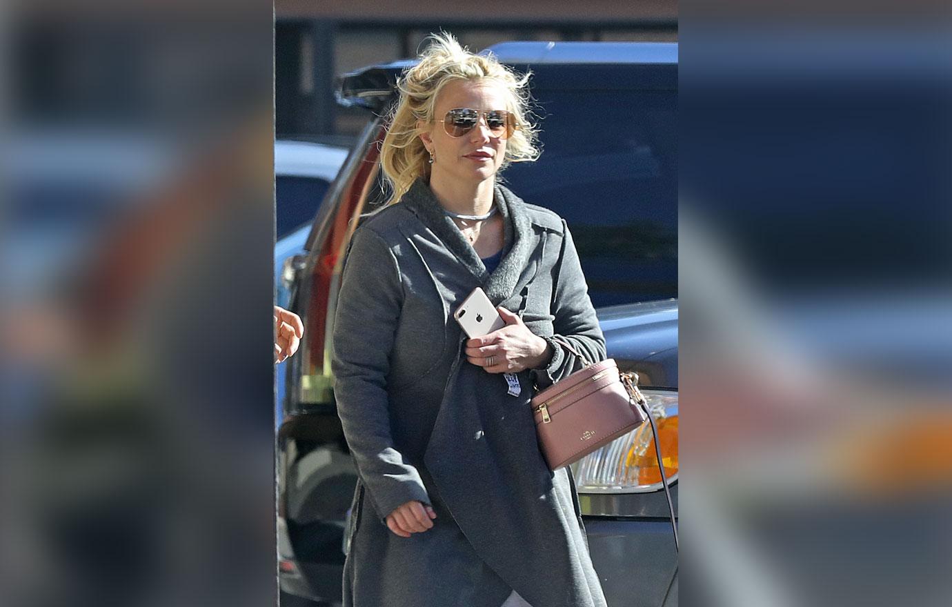 Britney Spears Spotted For First Time Since Canceling Tour Due To Dad Jamie’s Medical Crisis