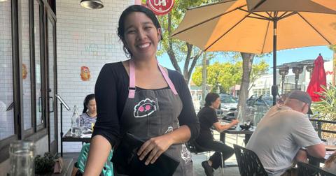 Waitress at Mrs. Chi Cafe