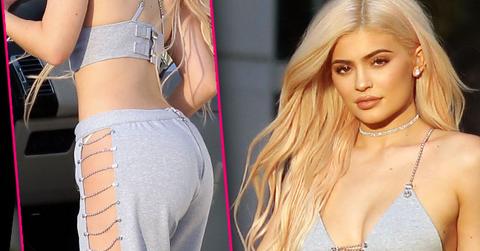 Kylie Jenner Nude Cleavage String Pants Butt Plastic Surgery Rumors Pics