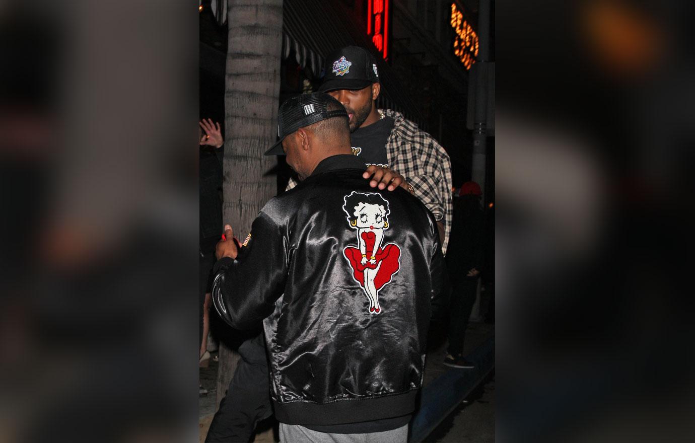 Tristan Thompson Leaves Nightclub After Khloe Cheating Scandal