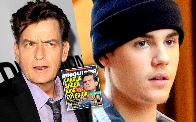 Charlie Sheen HIV Positive Justin Bieber Today Show