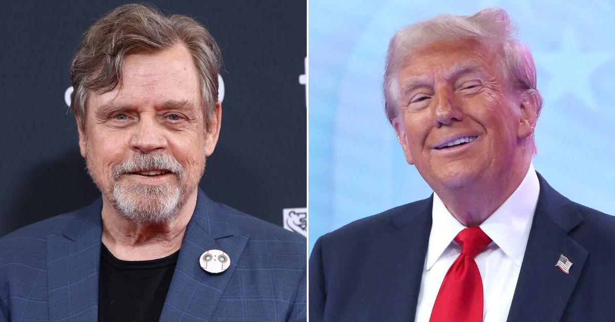 Composite photo of Mark Hamill and Donald Trump