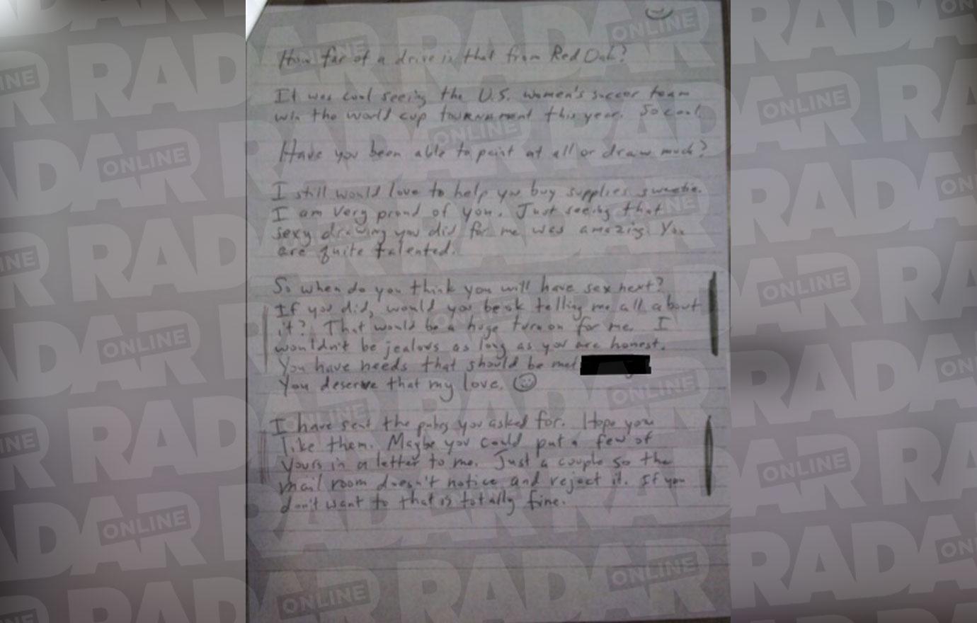 Subway Sandwich Star Jared Fogle Sends Dirty Prison Love Letters