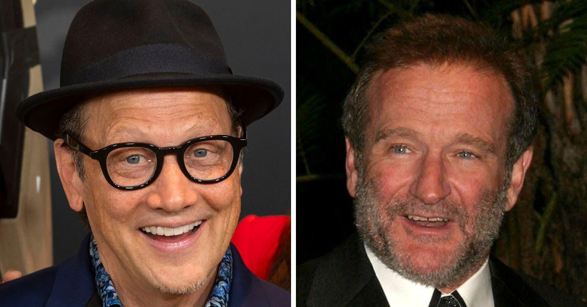 Photo of Rob Schneider, Robin Williams